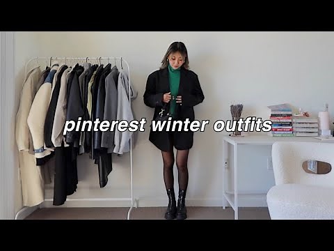 pinterest inspired winter outfits | recreating my favorite looks!