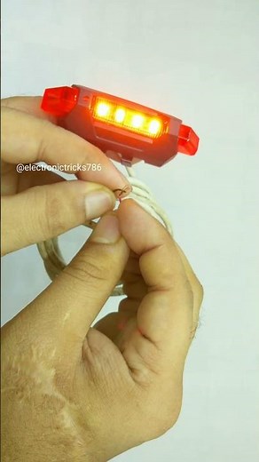 Making cycle brake lights /How To Make a Cycle Brake Light/ Making A Braking Lamp For Your Bike