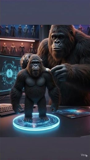 Bigfoot made a 3D model of himself... #bigfoot #3d #nanobanana #veo3 #ytshorts #shorts