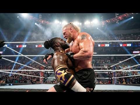 Oba Femi 😂 Brock Lesnar Funny Entrance Gone Crazy! 🤣 WWE 2K26