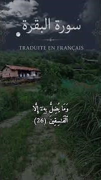📖 Sourate Al-Baqara (La Vache) –Traduction française #quran #SourateAlBaqara #Coran #Quran #i̇slam p