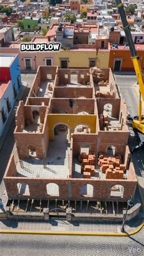 🇲🇽MEXICAN COLONIAL VILLA CONSTRUCTION | BUILDFLOW