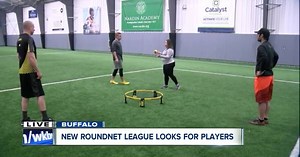 Practice your hand-eye coordination for Buffalo's hottest new sport: Roundnet