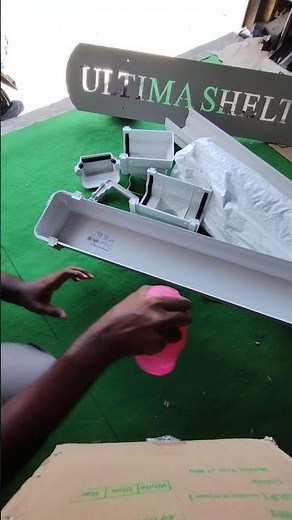 "No Leakage, Instant Fit! Clip Fitting UPVC Square Rainwater Gutter System"