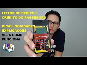 Mini Leitor de Débito e Crédito Pagseguro , Dicas e Informações , Veja como funciona