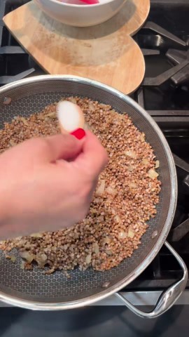 Delicious buckwheat kasha