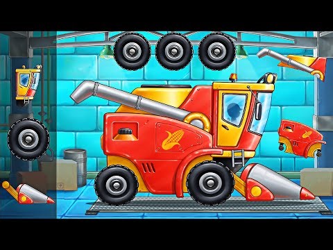 Corn Harvest Kids Farming Game - Build Tractor Puzzle Game | Android Gameplay