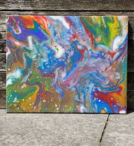 Indecision- 16"x20" Acrylic Pour Painting - Etsy