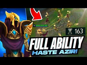 This NEW Azir Build Can Summon an Army of Soldiers! (Azir Rework Gameplay)