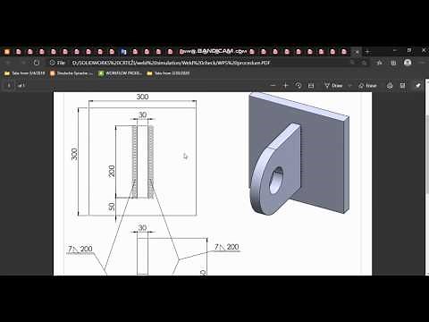 How to weld check lifting lugs with Solidworks