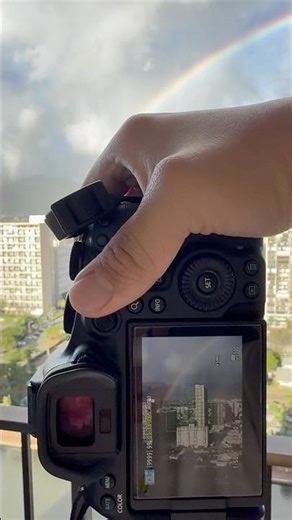 Hawaiian 🌺Double Rainbow | Canon R6 Mark III | RF 45mm f/1.2 STM | #hawaii #canonr6markiii #rainbow