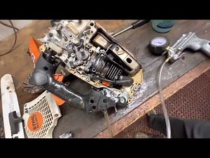 Stihl MS201T Not running right. Deep Diagnostics uncover multiple issues.
