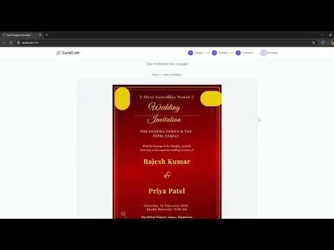 Card Crafter. #college #collegeproject #project #react #reactproject