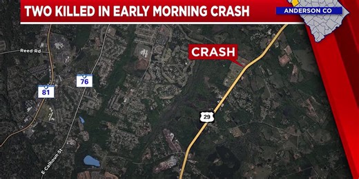Coroner identifies drivers killed in head-on crash in Anderson