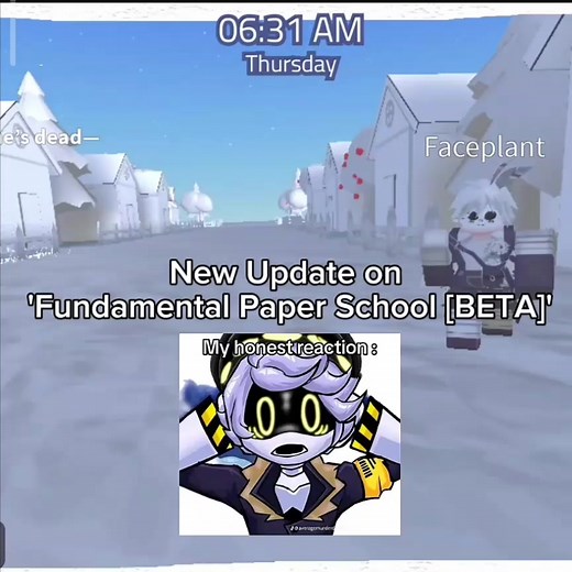 Fundamental Paper Education Roblox Game Update Overview