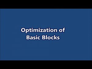 Optimization of Basic Blocks│Compiler Design│Part# 48│Learn CSE Malayalam