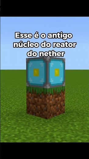 This is the old NETHER REACTOR CORE #minecraft #curiosities