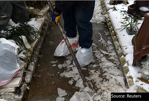 Texas snow disaster: ESL/EFL Lesson Plan and Worksheet