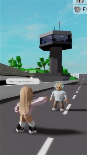 hey mr policeman👮😂 lyric prank #shorts #roblox