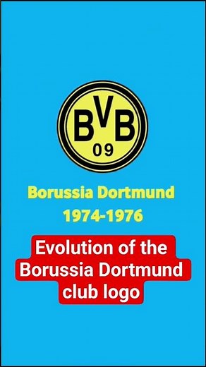 The Evolution of Borussia Dortmund’s Logo Through History 🟡⚫🐝 #BorussiaDortmund