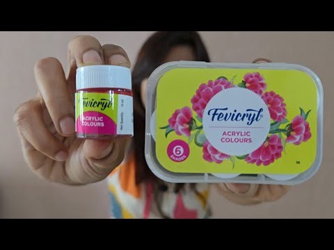 Fevicryl Acrylic Colors Lilac Kit: Vibrant Art Review & Demo!