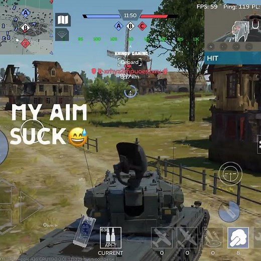 Some moments with Gepard in war thunder mobile #warthundermobile #gepard