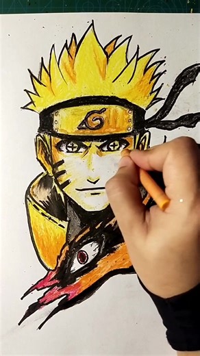 Drawing Naruto with 42 Colors Gift for Kids