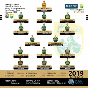 4.3K views · 67 reactions | Team Announcement: Kerry vs Galway - Allianz Football League, Round 4. Click to watch | Kerry GAA | Facebook
