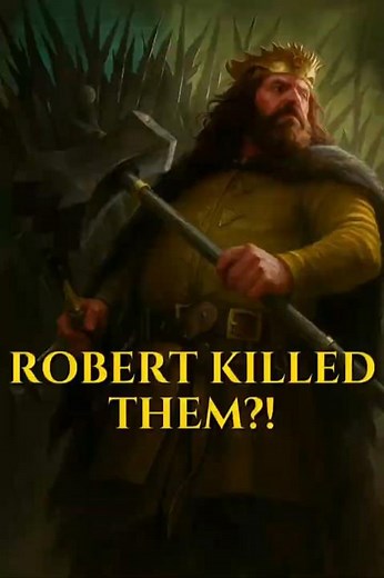 👑 Did Robert Baratheon Kill Joffrey, Myrcella, and Tommen? 😱 #GameOfThrones #ASOIAF #Westeros
