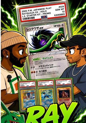 Grail negotiations take some time ⏳ Card - 2005 POKEMON JAPANESE PLAY PROMO 029 RAYQUAZA EX-HOLO PSA 10 POP 161 #pokemon #tcg #pokemoncards #vendorpov #collection
