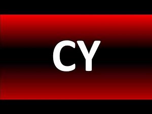 How to Pronounce CY?