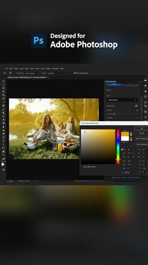 One Click Depth Map with Volumetric Lighting #depth_map #photoshop #adobephoto #photography
