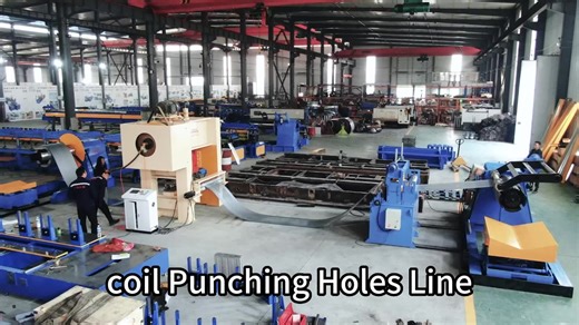 CNC Metal Sheet Punching and Rolling Forming Production Line with High Productivity PLC Control