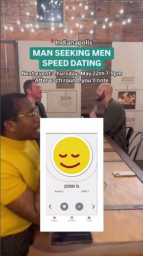 Man Seeking Men Speed Dating