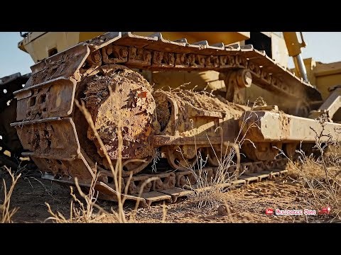 Massive Dozer Hasn't Run in Decades! Complete Rebuild, Full Overhaul & Restoration