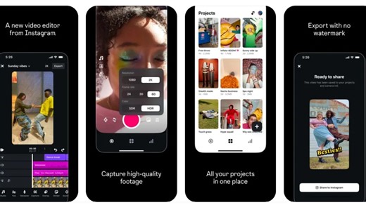 Instagram Announces a New Video Editing App for Creators