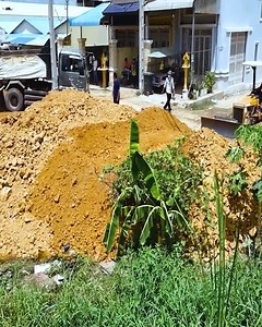 Great Start Project !! Pour Soil Delete The Lake By Small Truck Loading Land And Mini Dozer Push #trucks #backfill #komatsu #caterpillar #machine #construction #heavyequipment #engineering | Branzo Construction