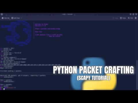 Python Packet Crafting with Scapy – Beginner Tutorial | ICMP, TCP & Network Sniffing