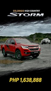 3K views · 72 reactions | The Chevrolet Colorado High Country Storm boasts of its signature 2.8L Duramax Turbo Diesel Engine that delivers 200hp and 500Nm of torque. Stand out in the Storm and avail of the FREE Preventive Maintenance Service for the first 2 years of ownership or up to 40,000 kms., whichever comes first. Book a Test Drive today at https://chevrolet.com.ph/high-country-storm. | Chevrolet Philippines | Facebook