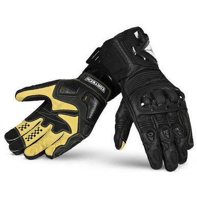 Cortech Sector Pro RR Black White Gloves