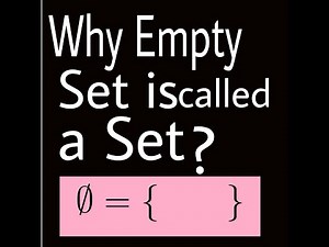 Why empty set is called set? Explanation with example.|Math with komal