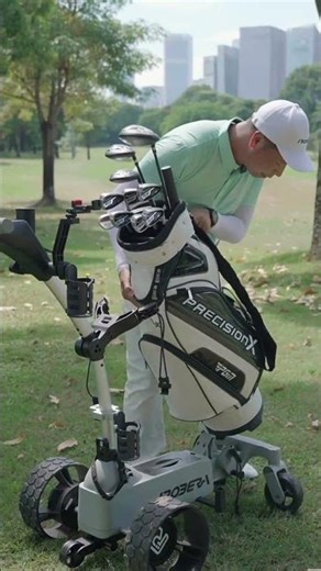 We Transformed a Golf Bag into a Robot Caddy - The Setup Is Hypnotizing