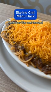 It’s all about the layers with this menu hack! Next time you order a Way, ask for semi-inverted to get the best of both worlds and a layer of melted cheese! Let us know how you order you Way in the comments! 👇 | Skyline Chili