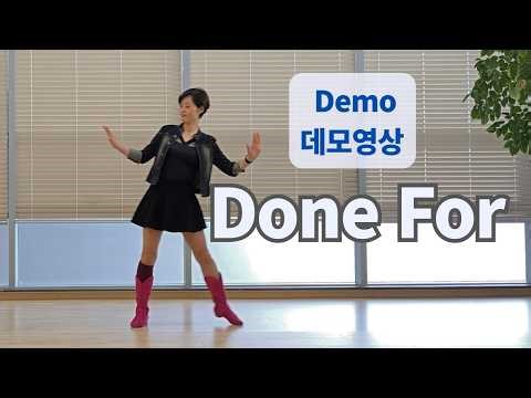 Done For Line Dance (Beginner) - Demo