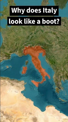 Why Italy Looks Like a Boot