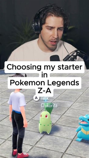 Choosing my starter in Pokemon Legends Z-A