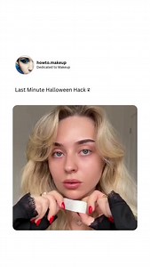 10K views · 55 reactions | Last‑minute Halloween makeup ✨ Quick, bold, and spooky‑cute — the perfect look when you need a dramatic transformation in minutes. Follow for more beauty inspiration ✨ | How to Make Up | Facebook