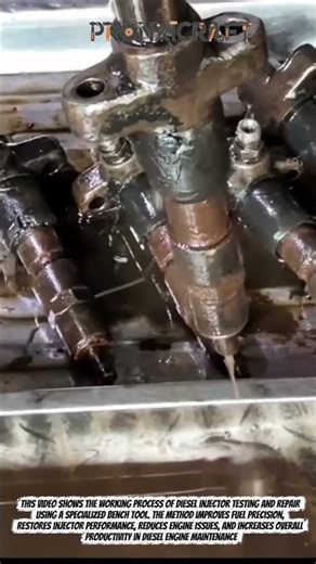 How Diesel Injectors Are Tested and Repaired on a Professional Workbench