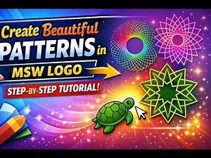 How to Create Beautiful Patterns in MSW Logo | Step-by-Step Tutorial for Beginners