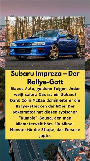 Das legendärste Rallye-Auto der 90er? (Boxer-Sound) 💙🏆